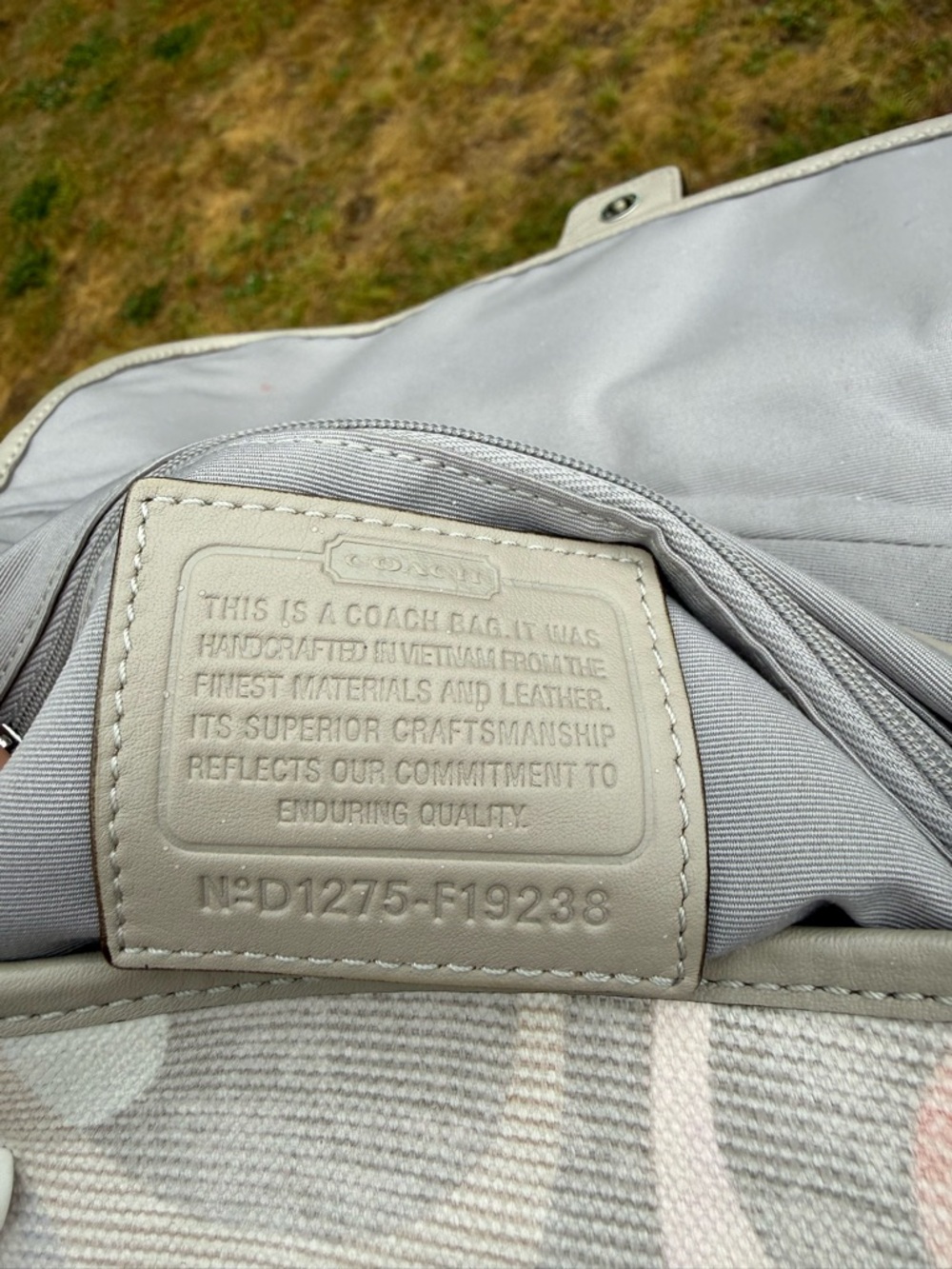 Coach Soho Optic Art Pleated Shoulder Bag - Picture 8 of 10
